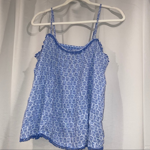 GAP Tops - GAP Body Blue print cami top